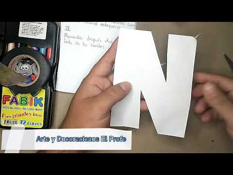 Letras sin plantillas fácil vídeo completo