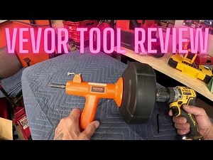 vevor drain snake tool review