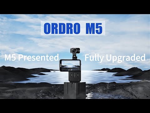 The New Ordro M5 Camcorder 5K 30fps Portable 3-Axis Gimbal Camera