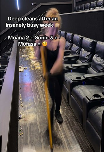 Deep Cleaning After Movies: Moana 2, Sonic 3, Mufasa