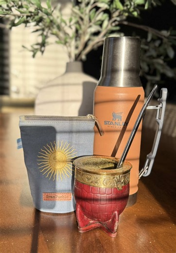 Morning ritual: Building the perfect mate. Everything feels a little more grounded after the first sip. ☀️ #MateTime #SlowMorning #argentina #uruguay