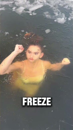 What Would You Do If You Got Stuck Under Ice? 😬