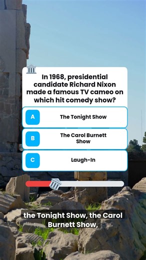 In 1968, presidential candidate Richard Nixon made a famous TV cameo on which hit comedy show? #quiz