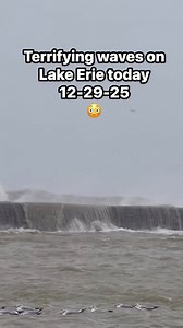MASSIVE 25-FOOT waves are BLASTING the seawall in Westfield, NY—Easily the most terrifying wave action I’ve ever witnessed 🤯🌊 | Storm Chaser Jaden Pappenheim