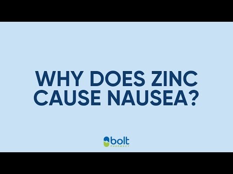 Why does zinc make you nauseous and how to prevent it