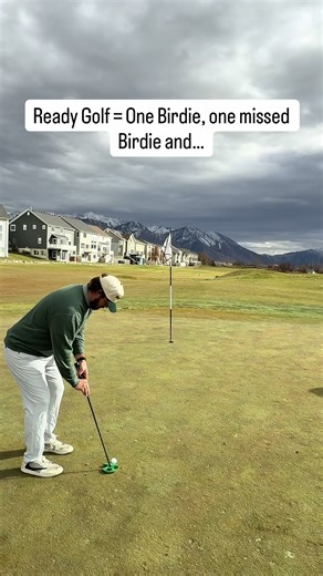 Do you play ready golf?? #golf #golftiktok #readygolf #wintergolf #utahgolf