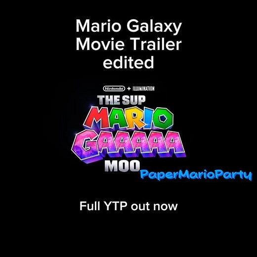 Mario Galaxy Movie YTP #meme #memes #ytp #youtubepoop #funny edited