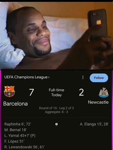 Total Annihilation, Demolition, Destruction of Newcastle by Barcelona. Camp Nou ❤️💙 #fyp #viral #barcelona #lamine #yamal