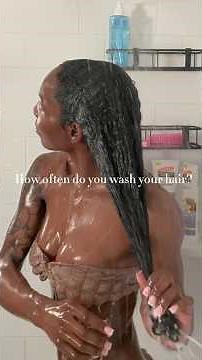 How often do you wash your hair? I wash my hair once a week now 👏🏾