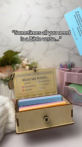 Handcrafted with care, filled with Scripture for the soul. The Bible Wooden Box keeps God’s promises close.💛✨ | God Is Above