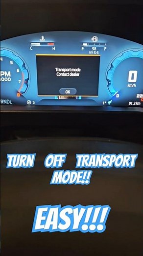 How To Shut Of Transport Mode On Ford Vehicles 2015-2025