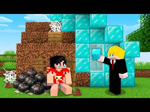 I Turned My Poor Friend’s House into Diamond!