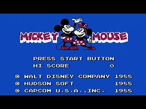 Mickey Mousecapade (Capcom, 1989) - NES Gameplay