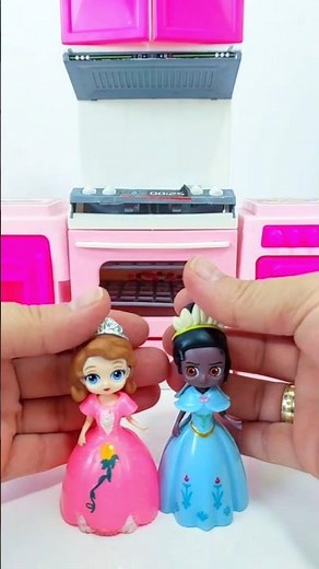 Transforming Disney Tiana and Sofia! #elsa #nezha #shorts #satisfying #unboxing #ariel