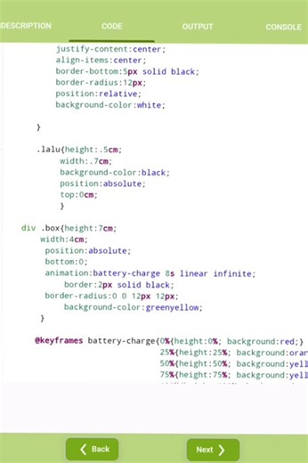 Battery-charge with Html and Css