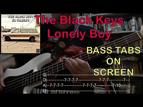 The Black Keys - Lonely Boy (#basscover with tabs)