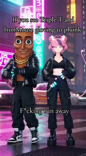 Tuff duo #triplet #gloving #ironmouse #phonk #fypシforyoupageシ | ironmouse