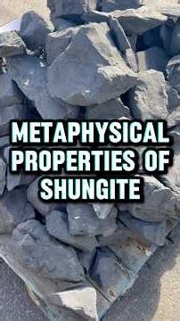 Metaphysical properties of Shungite 🖤