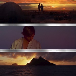 There’s a sunset for every stage of Luke's life... | Star Wars
