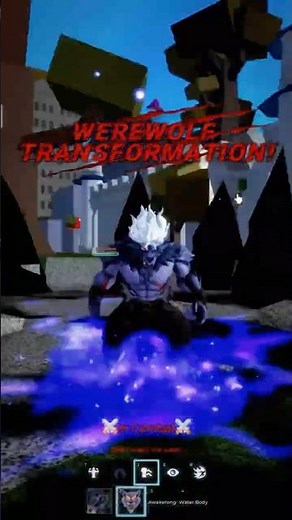 THE UNREAL COMBO! 🐺 Werewolf Fruit + Godhuman = MAX DAMAGE PvP! (Blox Fruits OP Build) #roblox