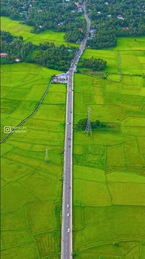 Kerala’s Most Beautiful Green Road 🌿 | Kechery Akkikkavu Bypass | Drone View | God’s Own Country