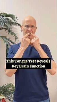 This Tongue Test Reveals Key Brain Function! #drmandell #health #healing #brain #tongue
