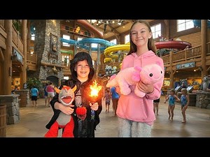 Creating Our Own Stuffed Animals at Build A Bear in Great Wolf Lodge!!!