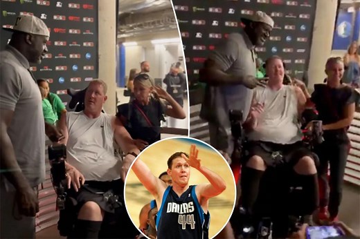 Former NBA center Shawn Bradley makes rare public appearance after bike accident that paralyzed him
