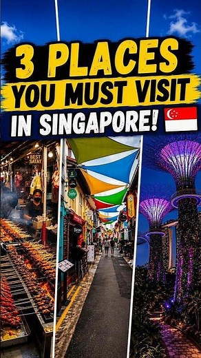 3 Places You MUST Visit in Singapore! 🇸🇬