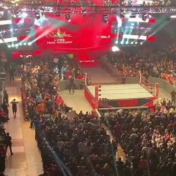 Wwe raw opening pyro live 10-21-19