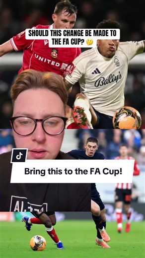Surely this is the best solution? 🤷‍♂️ #football #facup #soccer #fyp