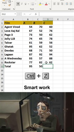 The 5-second excel trick that will blow your mind 🤯 #exceltips #spreadsheets #office