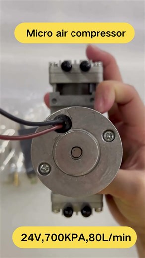 24v micro air compressor 700kpa | high flow mini air pump 80l/min