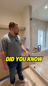 9.1K views · 36 reactions | DID YOU KNOW? Shower glass isn’t totally watertight — it helps, but some splashing is still normal! | Home Love Construction | Facebook