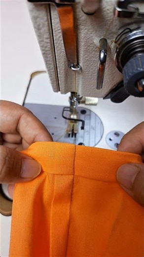 Sewing the sleeve hem perfectly 🥰 #shorts #shortsfeed #trending #fashion @Sewing-with-shamima