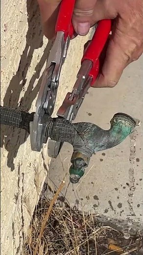 Replacing An Outdoor Hose Faucet #plumbing #DIY