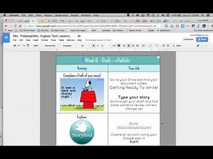 Creating a Bookmark on a Google Doc