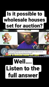Can You Wholesale Auction Properties | Flip Man | Facebook