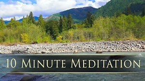 Enjoy this relaxing 10 minute tranquil meditation music with gorgeous trees, mountains and river footage. The exquisite music of flute and guitar will help you to reach a peaceful and meditative state during these 10 minutes and contains natural river sounds to help center you. It is perfect for your daily yoga, relaxation, massage, meditation or session. This music contains the Earth Resonance Frequency to help you achieve a deeper state of relaxation and peacefulness. Highly effective for stre