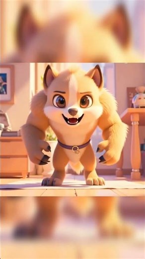 Cartoon Dog Transformation