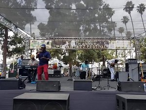 Don't miss the #UptownJazzFestival with Ozomatli closing up the night! It's definitely a beautiful day for some tunes and learning about #ElectricCars in Long Beach #EV4all | Clean Vehicle Rebate Project