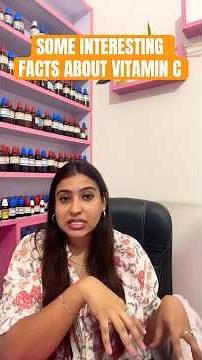 Interesting facts about vitamin c #vitaminc #homoeopathy #facts #skincare