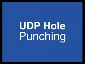 UDP Hole Punching Demo - Trick to get P2P working inside a private network