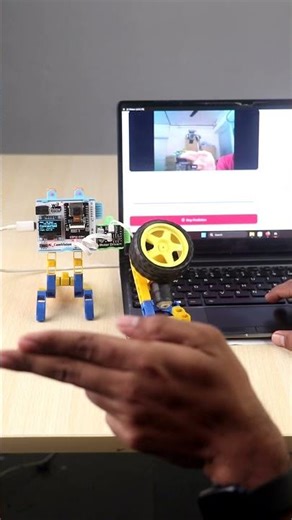 Gesture Turn with AI Camera #esp32