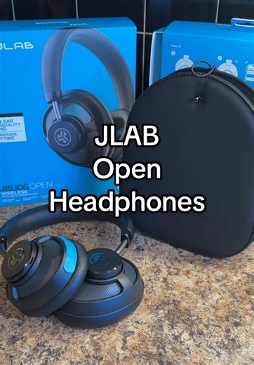 JLab JBuds Open-Ear Wireless Headphones with 24 Hours Playtime, Dual Coaxial Drivers, Bluetooth 6.0, Noise-Canceling Microphones, and JLab App for Custom Sound ##tiktokshopcreatorpicks##jlab