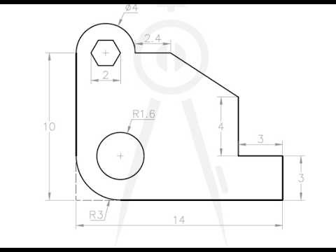 AutoCAD 2D Drawing Tutorial for Beginners -4 | Step-by-Step Practice