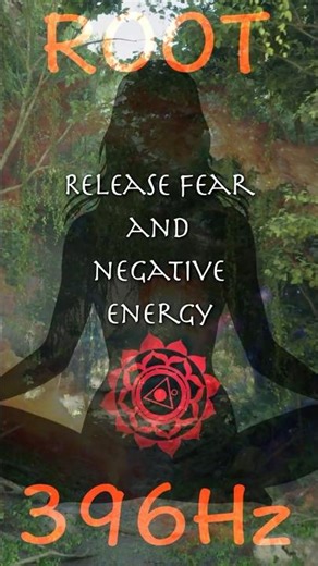 Release Fear & Negative Energy | 396Hz Root Chakra Meditation | 1 Minute Grounding