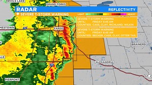 1.9K views | ⚠️ SEVERE T-STORM WARNING for Cass, Clay, Otter Tail, Becker, Richland, Grant, Wilkin, Clearwater, Mahnomen county until 6/11 6:45AM. Severe thunderstorms can produce quarter-size hail (or larger); wind gusts to 60 mph or greater; and, sometimes, tornadoes. Take shelter inside, in an interior room on the lowest floor of a sturdy building, and stay away from windows until the storm passes. | WCCO & CBS News Minnesota | Facebook