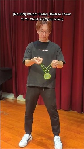 [No.859]🪀Today's Yo-Yo Trick & Tutorial: Weight Swing Reverse Tower #yoyo #yoyotricks #tutuorial