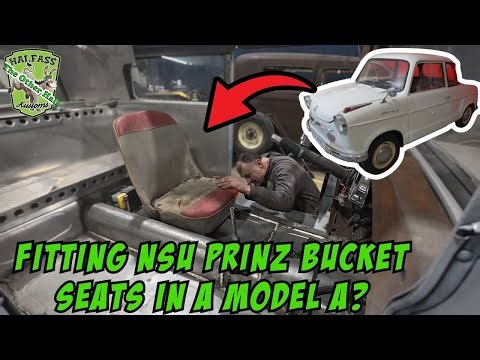 Ford Model A Just Got NSU Prinz Bucket Seats! Will They Fit??
